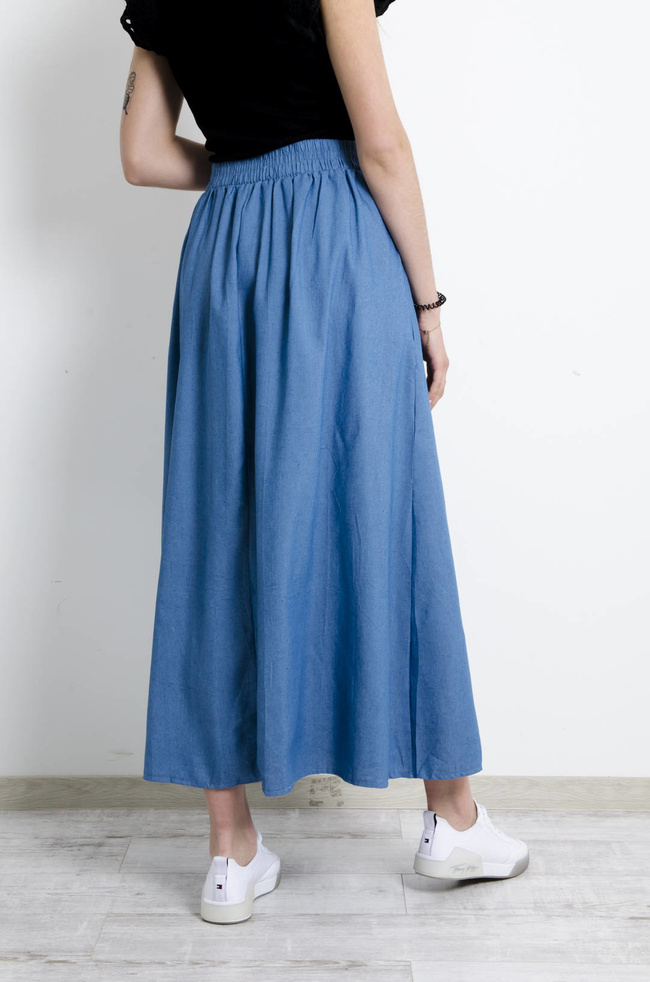 SPÓDNICA MAXI- NIEBIESKA
