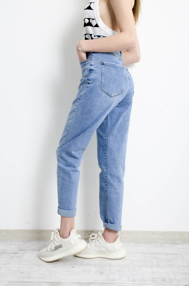 SPODNIE JEANSOWE MOM FIT- POLECANE DLA WYSOKICH