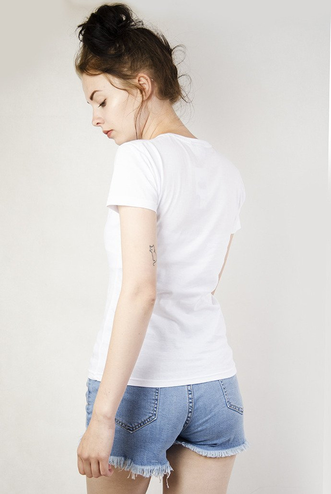 Biała bluzka z Mickey Mouse