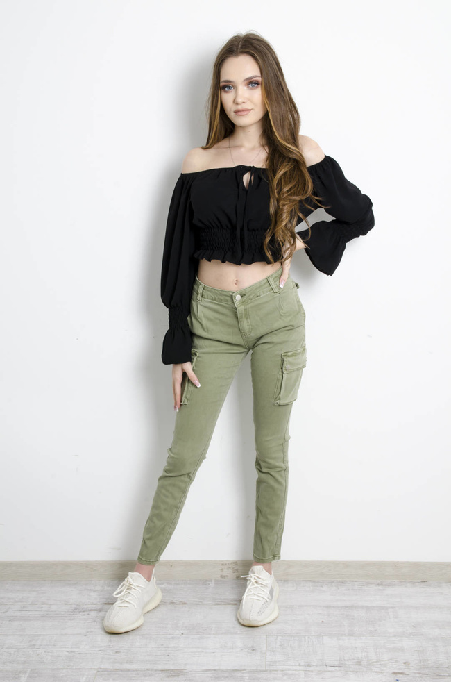 BLUZKA HISZPANKA CZARNA