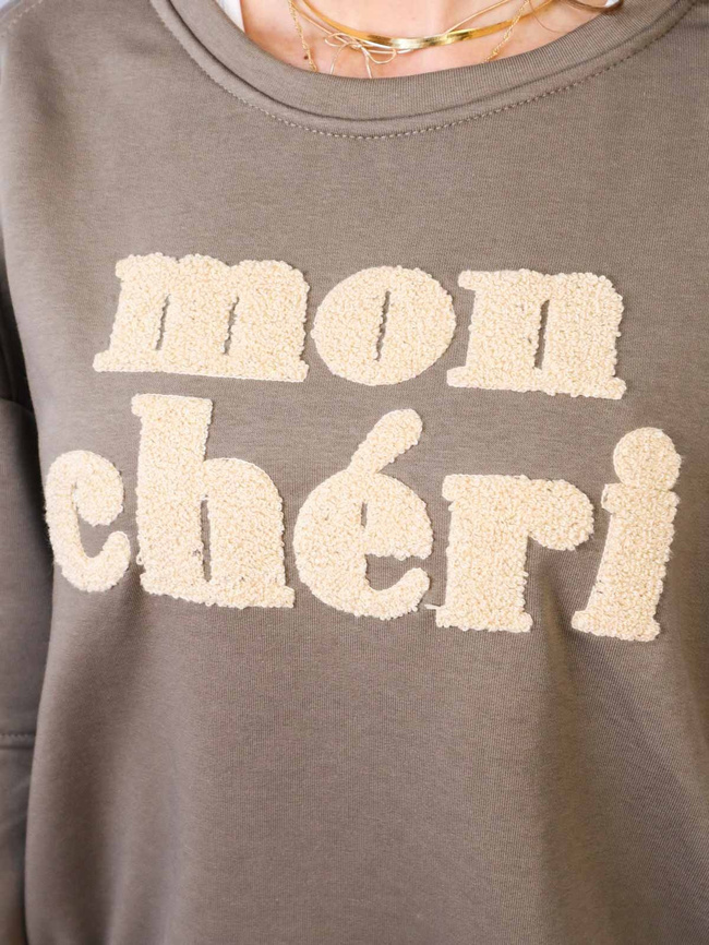 KOMPLET DRESOWY BLUZA Z NAPISEM+ SPODNIE- FANGO