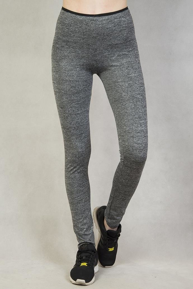 Legginsy fitness szare