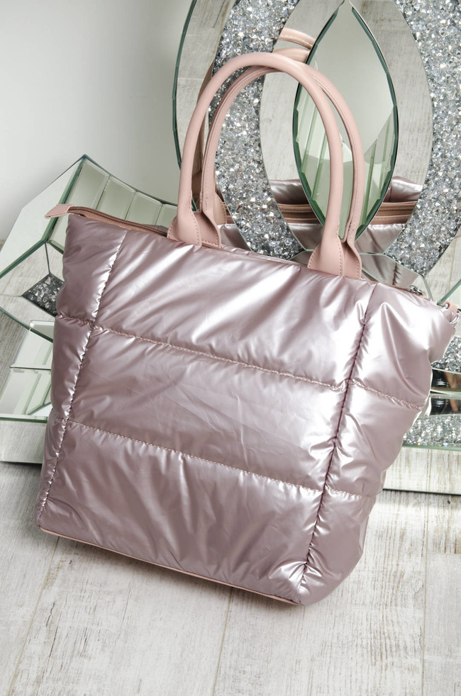 TORBA PIKOWANA RÓŻOWA- SHOPPER
