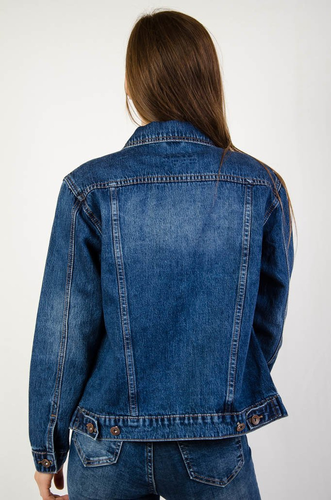 Kurtka jeansowa bez przetarć