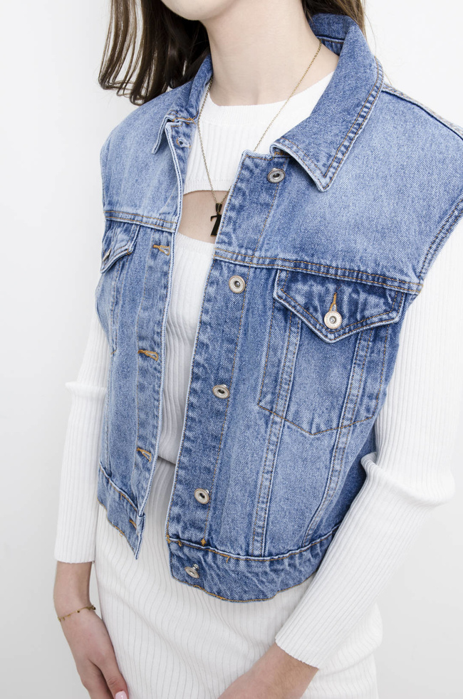 KAMIZELKA JENASOWA - BEZRĘKAWNIK