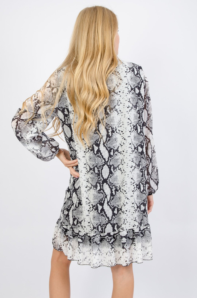 Sukienka w wężowy wzór