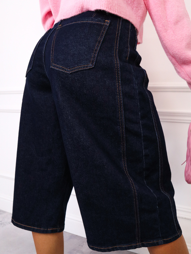 SZORTY JEANSOWE BERMUDY BAGGY- GRANATOWE