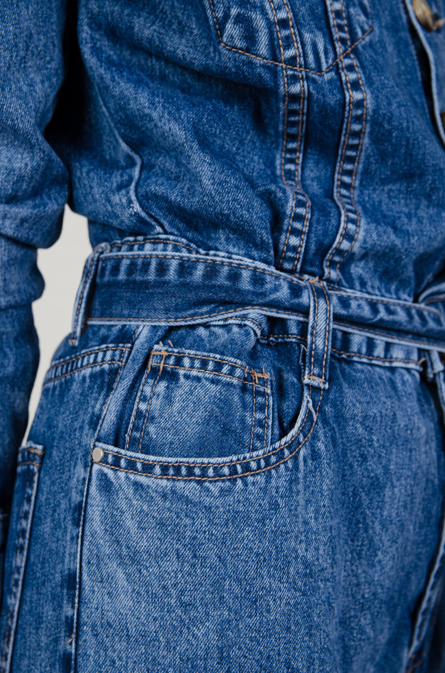 Kombinezon ciemny jeans