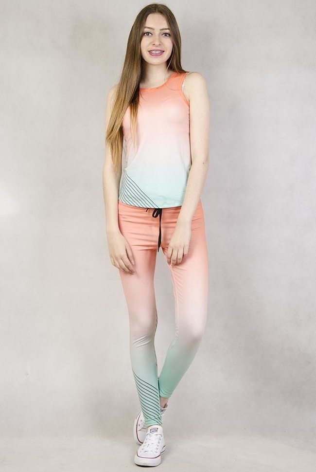 Komplet bluzka + spodnie fitness