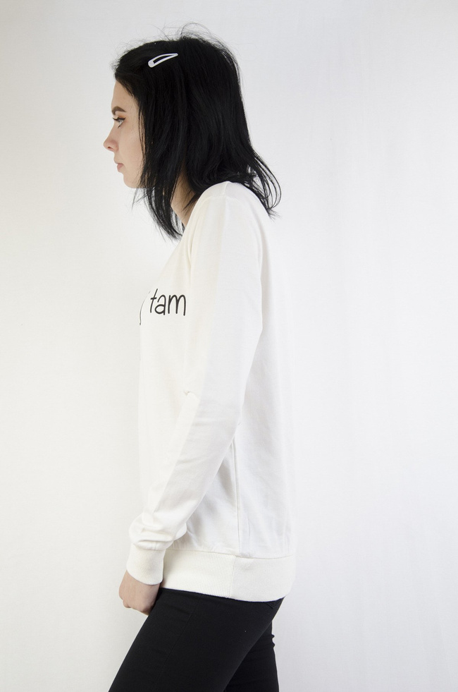 Bluza z napisem "Oj tam...Oj tam I... foch"