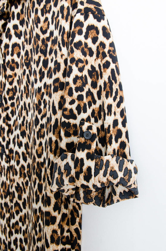 DŁUGA KOSZULA W PANTERKĘ