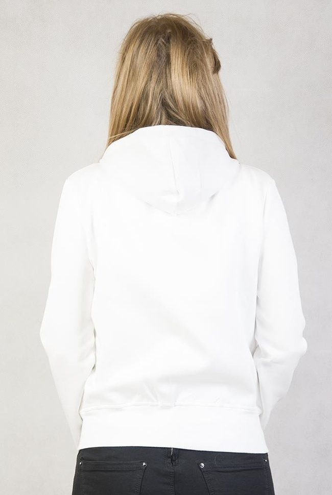 Biała bluza z napisem "Lone rock Marathon"