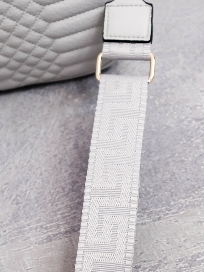 TOREBKA PIKOWANA KUFEREK- SZARA