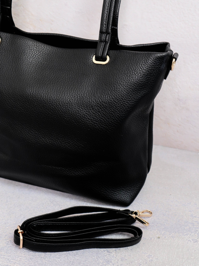 TOREBKA SHOPPERKA- CZARNA