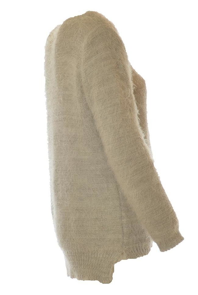 Szary sweter z kieszonką