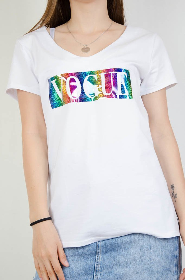 T-shirt z napisem VOGUE