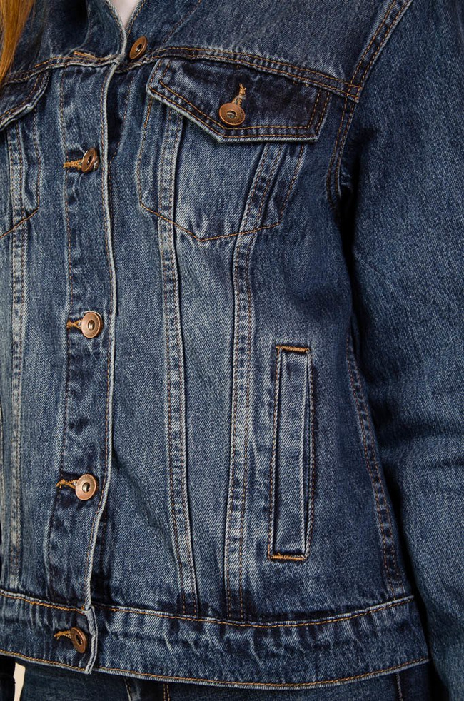 Kurtka jeansowa bez przetarć