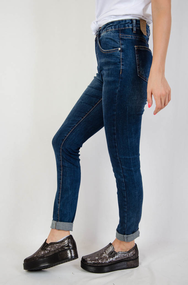 Spodnie jeansowe bez przetarć duże rozmiary (L- 4 XL)