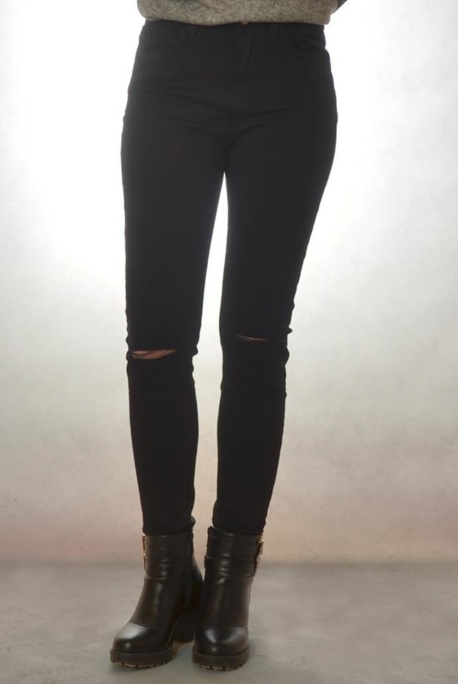 Spodnie jeansowe czarne