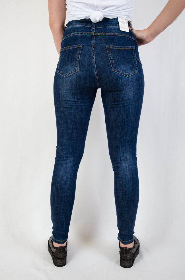 Spodnie jeansowe (push up, plus size)